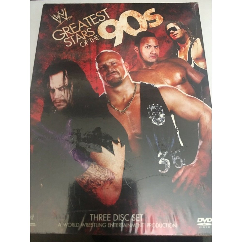 NEW WWE Greatest Stars of the 90s (DVD, 2009, 3-Disc Set)‎ SEALED